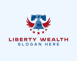 Political Liberty Bell logo design