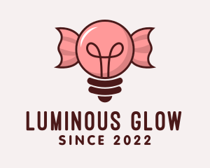 Light Bulb Candy  logo design