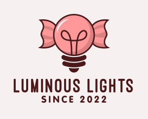 Light Bulb Candy  logo design