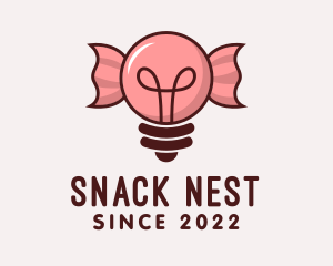 Light Bulb Candy  logo design