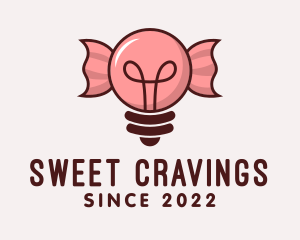 Light Bulb Candy  logo design