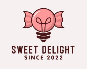 Light Bulb Candy  logo design