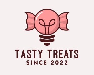 Light Bulb Candy  logo design