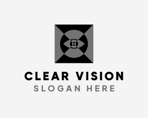 Optical Eye Illusion logo design