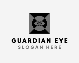 Optical Eye Illusion logo design