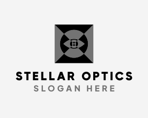 Optical Eye Illusion logo design