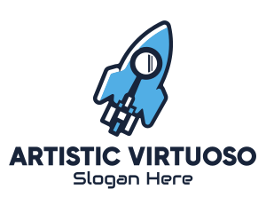 Rocket Launch Search logo design