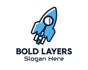 Rocket Launch Search logo design