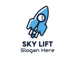 Rocket Launch Search logo design