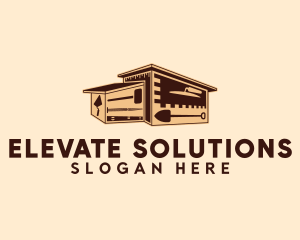 Renovation Tool Shed logo design