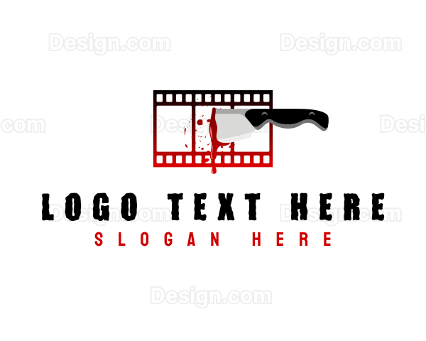 Film Horror Knife Logo