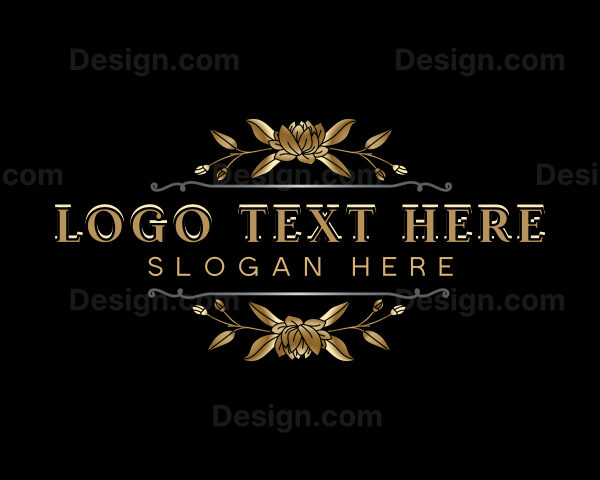 Elegant Flower Boutique Logo