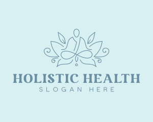 Relaxation Holistic Yoga logo design