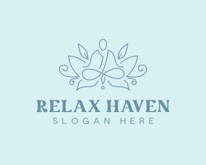 Relaxation Holistic Yoga logo design