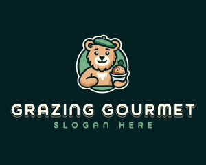 Grizzly Bear Gelato logo design