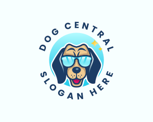 Cool Dog Sunglasses logo design