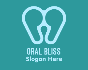 Blue Quotes Tooth logo