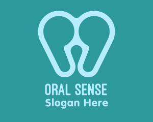 Blue Quotes Tooth logo