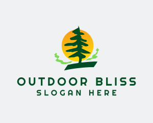 Pine Tree Forest logo design