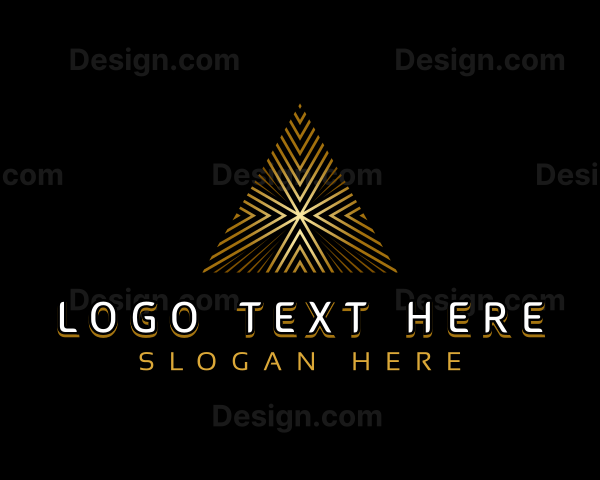 Geometric Pyramid Firm Logo