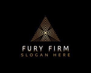 Geometric Pyramid Firm logo design