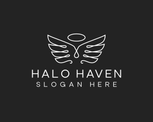 Heavenly Halo Wings  logo