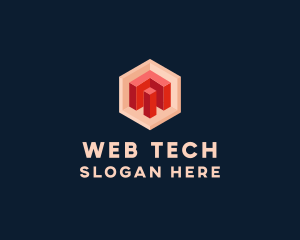 Tech Programmer Cube logo design