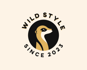 Meerkat Wild Mongoose logo design