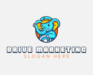 Elephant Driving Driver logo