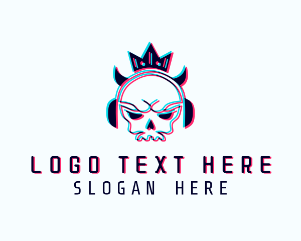 Skeleton logo example 3