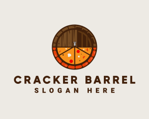 Beer Barrel Pizza logo design