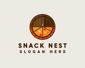 Beer Barrel Pizza logo design