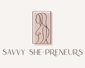 Women Clothing Line  logo design