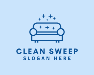 Sofa Upholstery Cleaning logo design