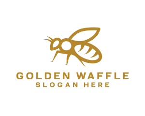 Golden Honey Bee logo design