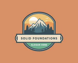 Outdoor Mountain Exploration Logo