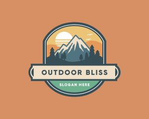 Outdoor Mountain Exploration logo design