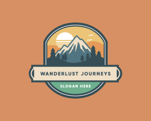 Outdoor Mountain Exploration logo design