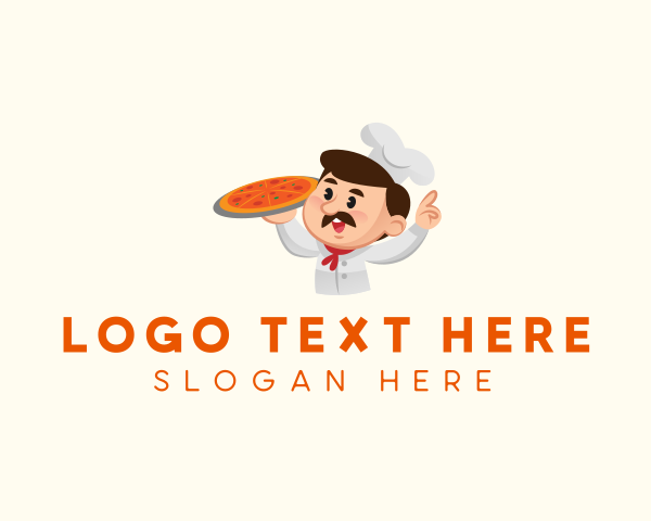 Italian Pizza logo example 4