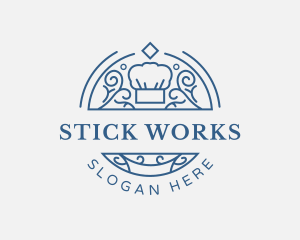 Chef Restaurant Dining logo design