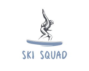 Skater Snowboard Man logo