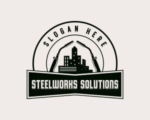 Industrial Welding Steelworks logo design