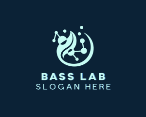 Biotechnology Scientist Laboratory logo design