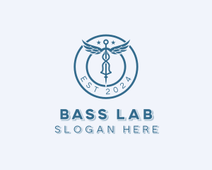 Medical Healthcare Laboratory logo design