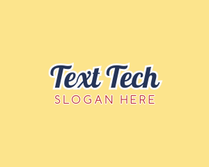 American Company Text Font logo design