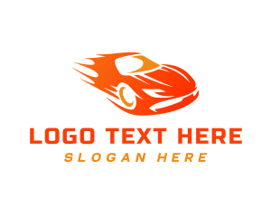 Car - Sports Car Racing logo design