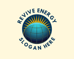 Sunlight Renewable Energy logo design