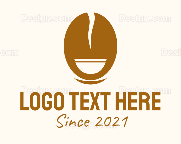 Minimalist Coffee Bar Logo