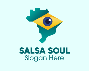 Brazil Eye Map  logo
