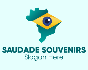 Brazil Eye Map  logo